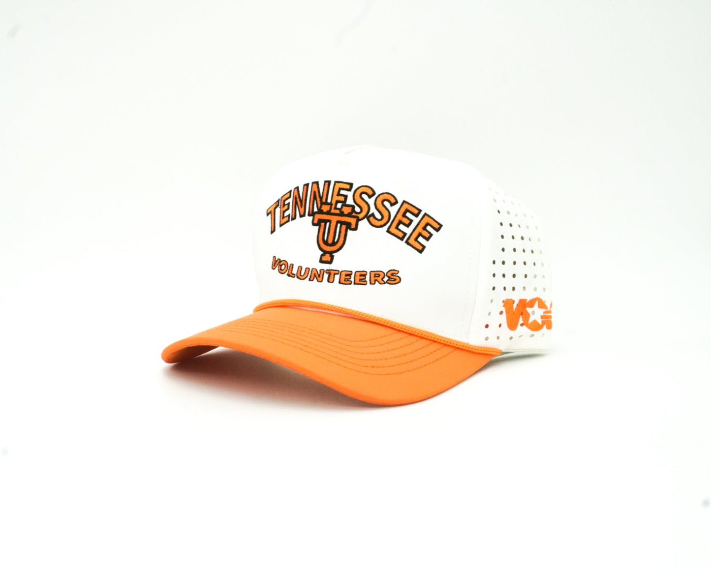 White Interlocking UT w/ Vols Star Side Patch