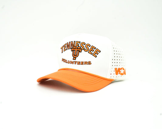 White Interlocking UT w/ Vols Star Side Patch