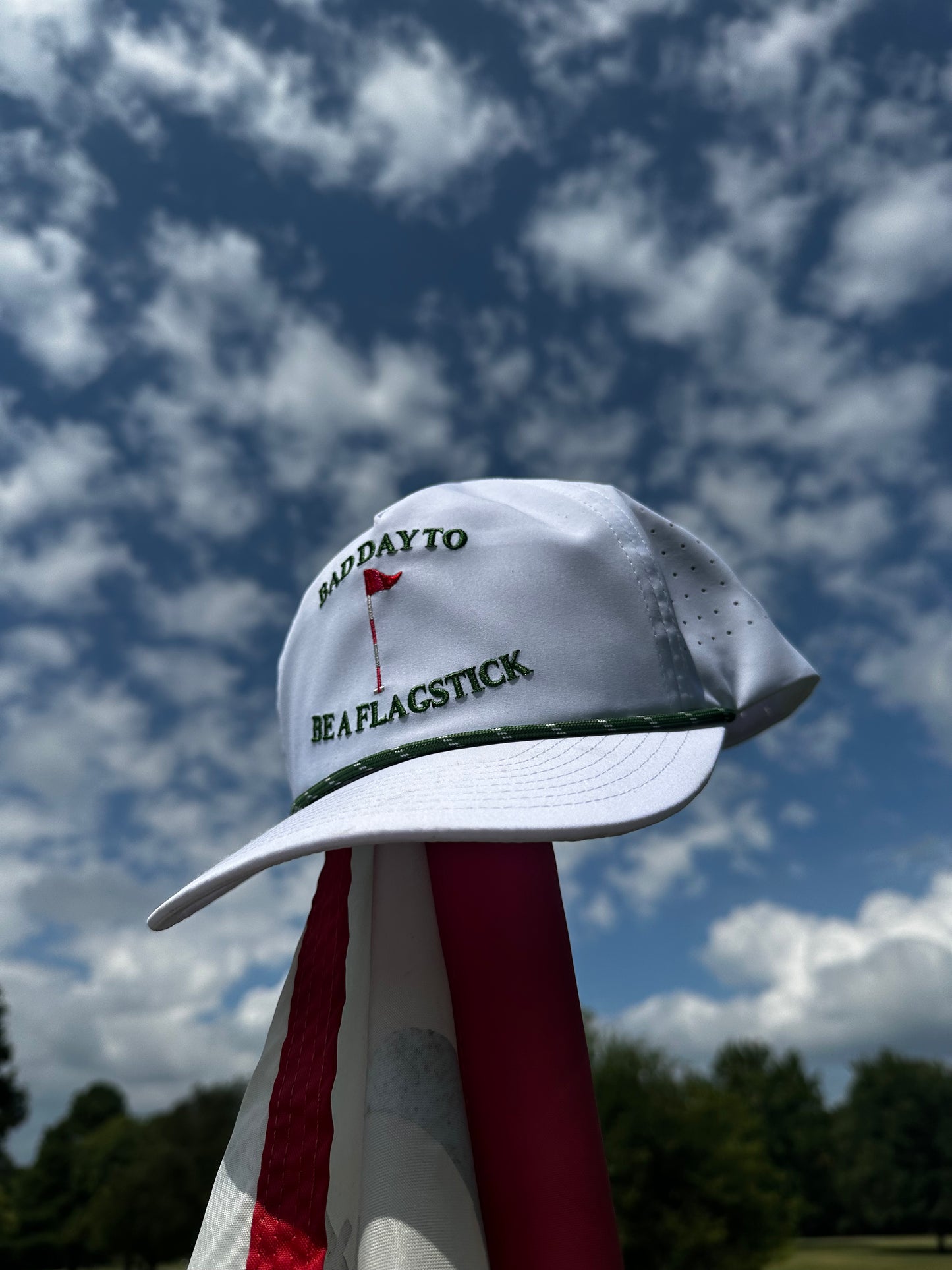 Bad Day To Be A Flagstick White