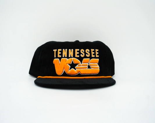 Corduroy Black Tennessee Vols Star