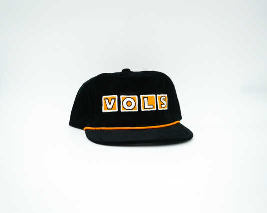 Corduroy Black Vols Stadium letters