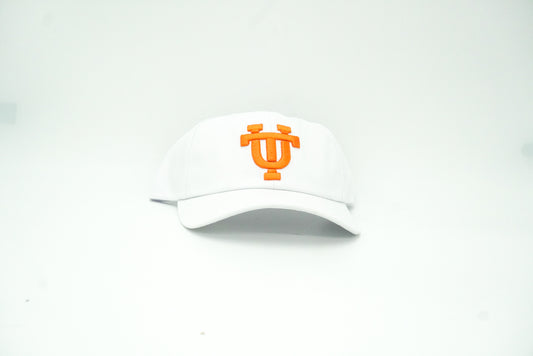 Dad hat Interlocking UT 3d Embroidery White