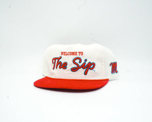 Corduroy White Welcome To The Sip